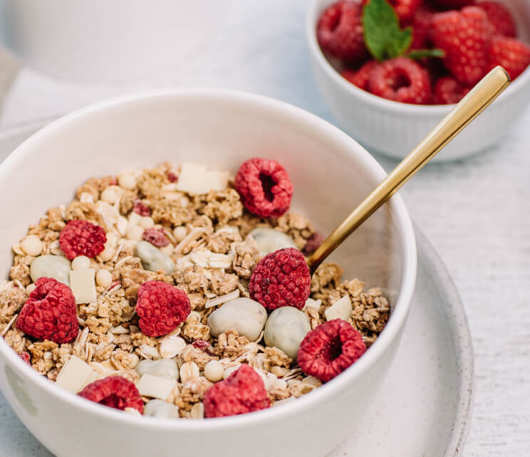 Berry-White-Choc-Müsli | Das fruchtige Schokomüsli