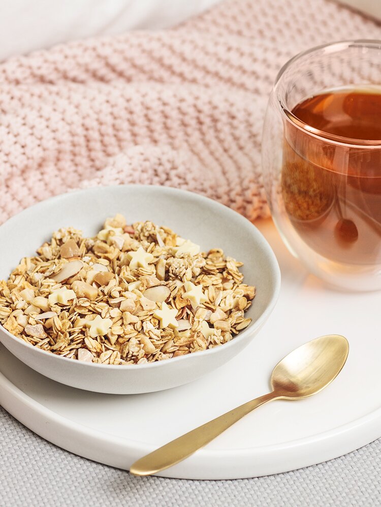 Golden Christmas Set mit Golden Glory Chai-Tee und Christmas Granola