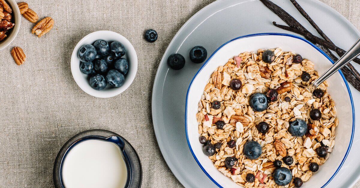 Granola-Müsli mit Blaubeeren &amp; Vanille | mymuesli